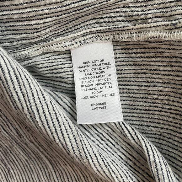 Caslon Cotton Striped Blouse - Picture 6 of 6